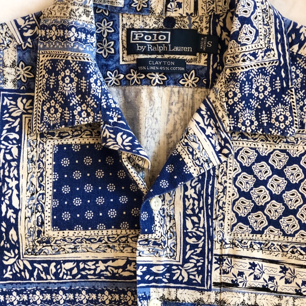 Polo Ralph Lauren tile print